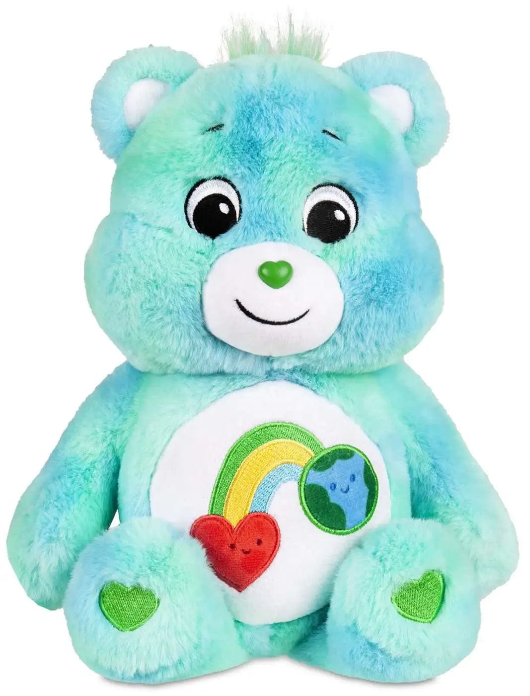 BASIC FUN! Toys > Plushies BASIC FUN: CARE BEAR- I CARE BEAR EXCLUSIVE 14-INCH PLUSH [LOVE THE EARTH] 885561224566