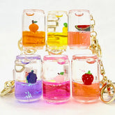 BCmini Accessories Floaty Fruit Can Keychain (Random Design) 12107