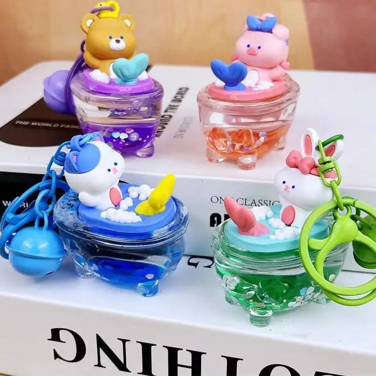 BCmini Accessories Mermaid Animal Bath Keychain (Random Design) 12151