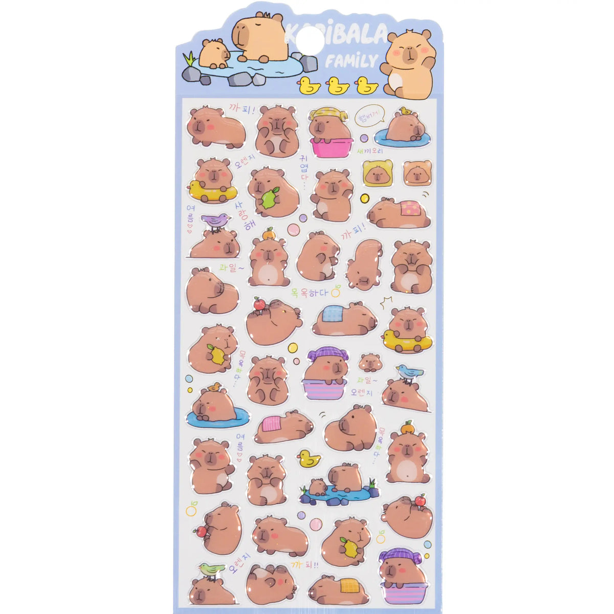 BCmini Decor > Stickers Capybara Vol.5 Stickers 034466110508 11050