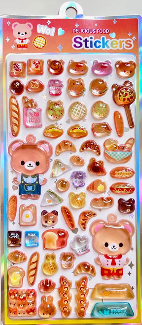 BCmini Decor > Stickers Delicious Food Gel Stickers Pack 034466110850 11085