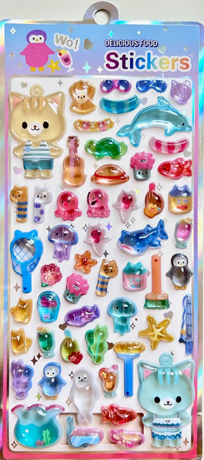 BCmini Decor > Stickers Delicious Food Gel Stickers Pack 034466110850 11085