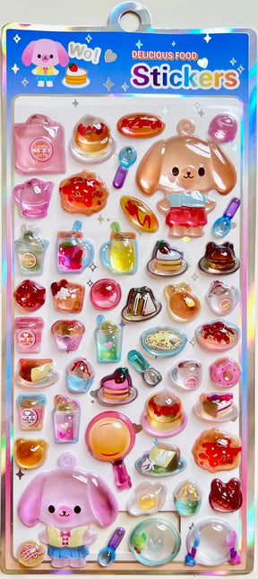 BCmini Decor > Stickers Delicious Food Gel Stickers Pack 034466110850 11085