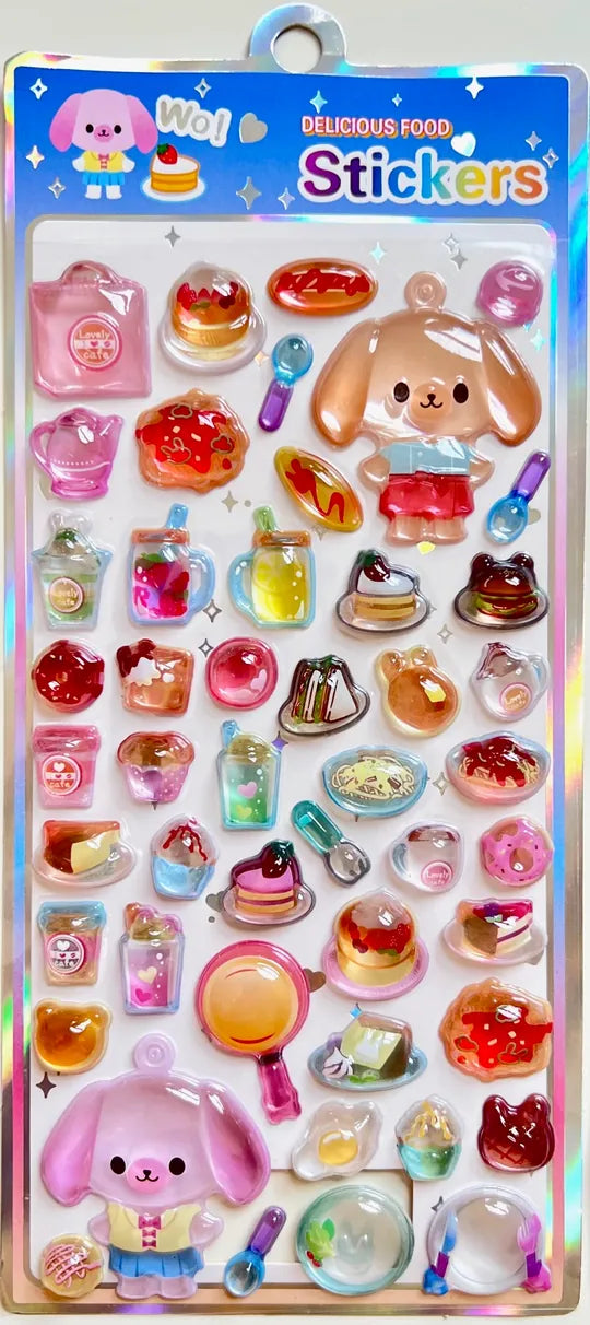 BCmini Decor > Stickers Delicious Food Gel Stickers Pack 034466110850 11085