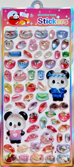 BCmini Decor > Stickers Delicious Food Gel Stickers Pack 034466110850 11085