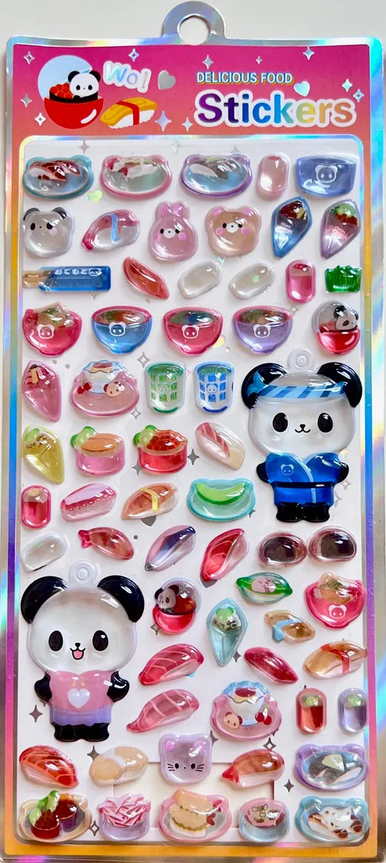 BCmini Decor > Stickers Delicious Food Gel Stickers Pack 034466110850 11085