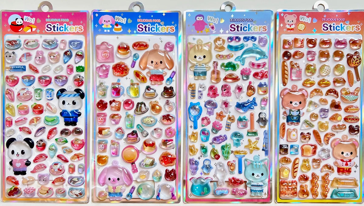 BCmini Decor > Stickers Delicious Food Gel Stickers Pack 034466110850 11085