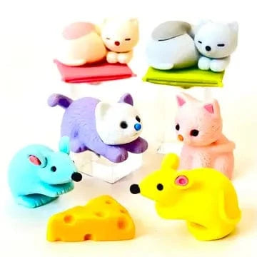 BCMINI Home > Office Supplies BCMINI: IWAKO CAT & MOUSE ERASER SET 4991685021151 383141