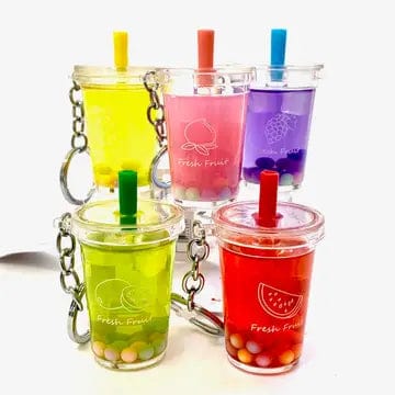 BCMINI Miscellaneous > Keychains BC MINI: FRUIT BOBA DRINK KEY CHARM 034466120422