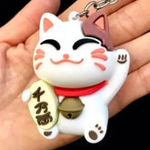 BCMINI Miscellaneous > Keychains BC MINI: MANEKI LUCKY CAT FIGURE KEY RING 034466120217 12021