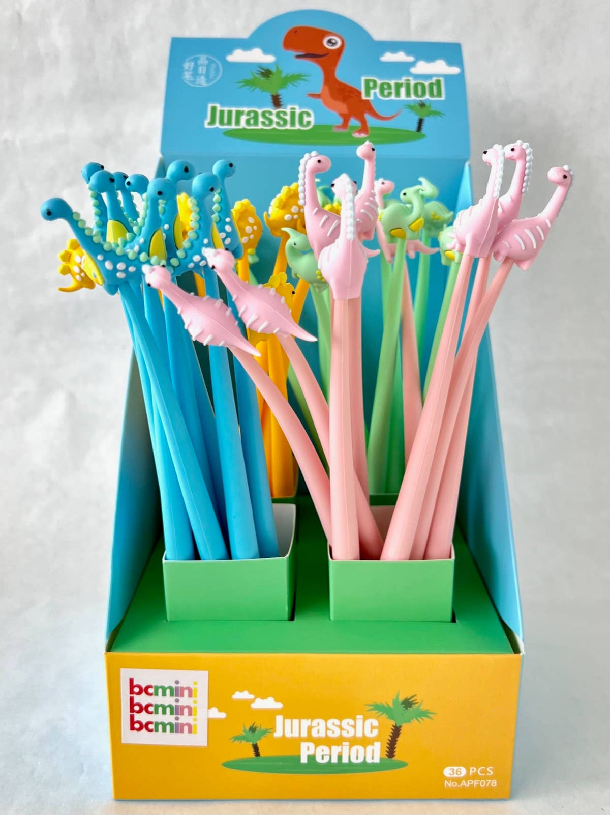 BCmini Miscellaneous > Pens 22570 JURASSIC DINOSAUR WIGGLE GEL PEN 6974732754729 22570