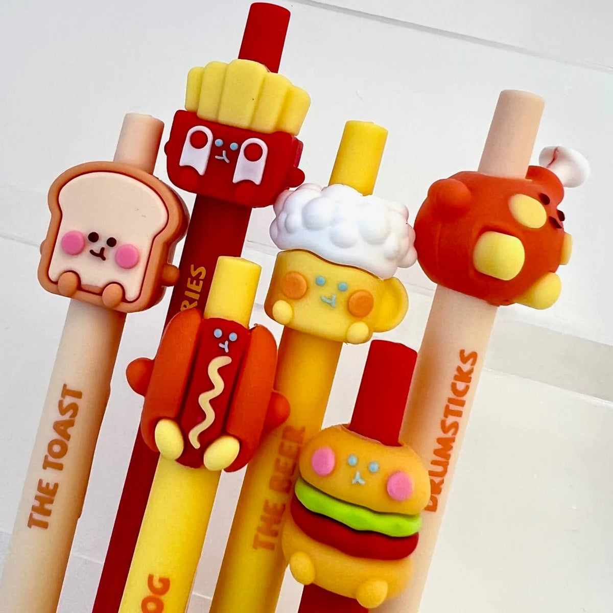 BCMINI Miscellaneous > Pens BC MINI: RUN FROM THE SNACKERY - SNACK GEL PENS 6932802435114