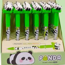 BCMINI Miscellaneous > Pens BC MINI: SLEEPY SPINNING PANDA GEL PEN 6942423180874