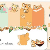BCMINI Stationery > MINI NOTEPADS BC MINI: CORGI PUPPY STICKY NOTES 6941348503959