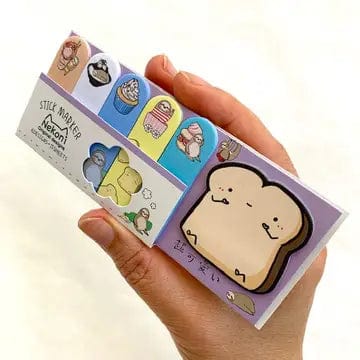 BCMINI Stationery > MINI NOTEPADS BC MINI: NEKONI DESSERT STICKY NOTES 6970803859034