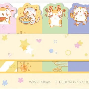 BCMINI Stationery > Notebooks BC MINI: CAT DESSERT STICKY NOTES 6941348505717 50571