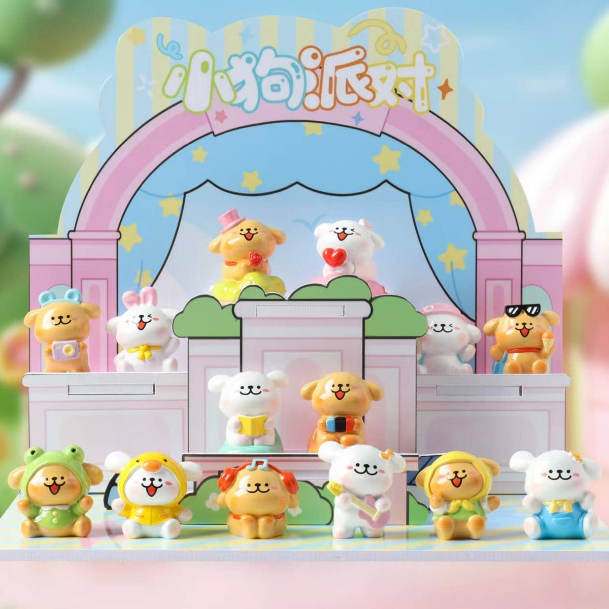 BCmini Toys > Blind Boxes 71273 Puppy Party Blind Box-12 6974144545984 71273