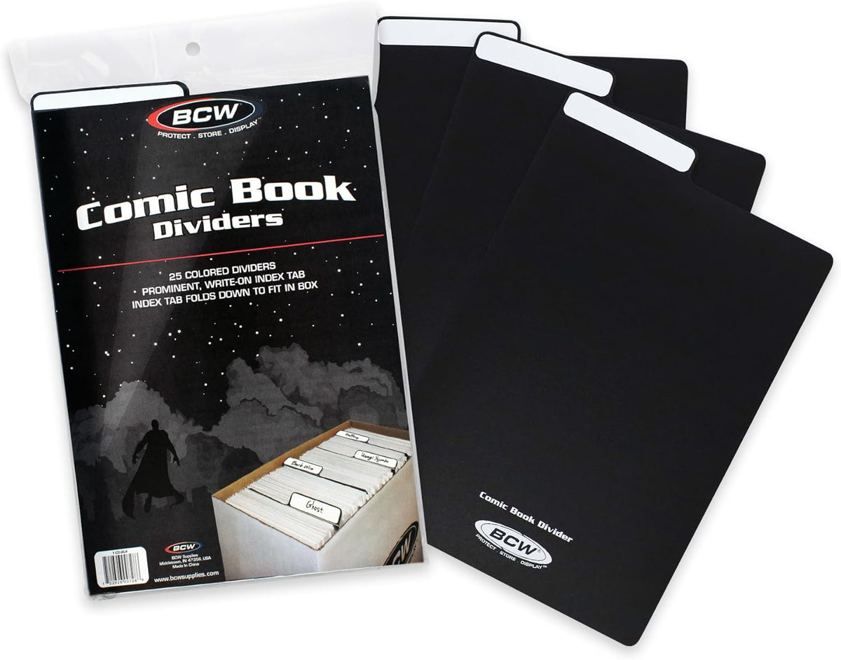 BCW Comic Supplies BCW Comic Dividers Plastic Dividers 722626903816 1-CD-INDEX