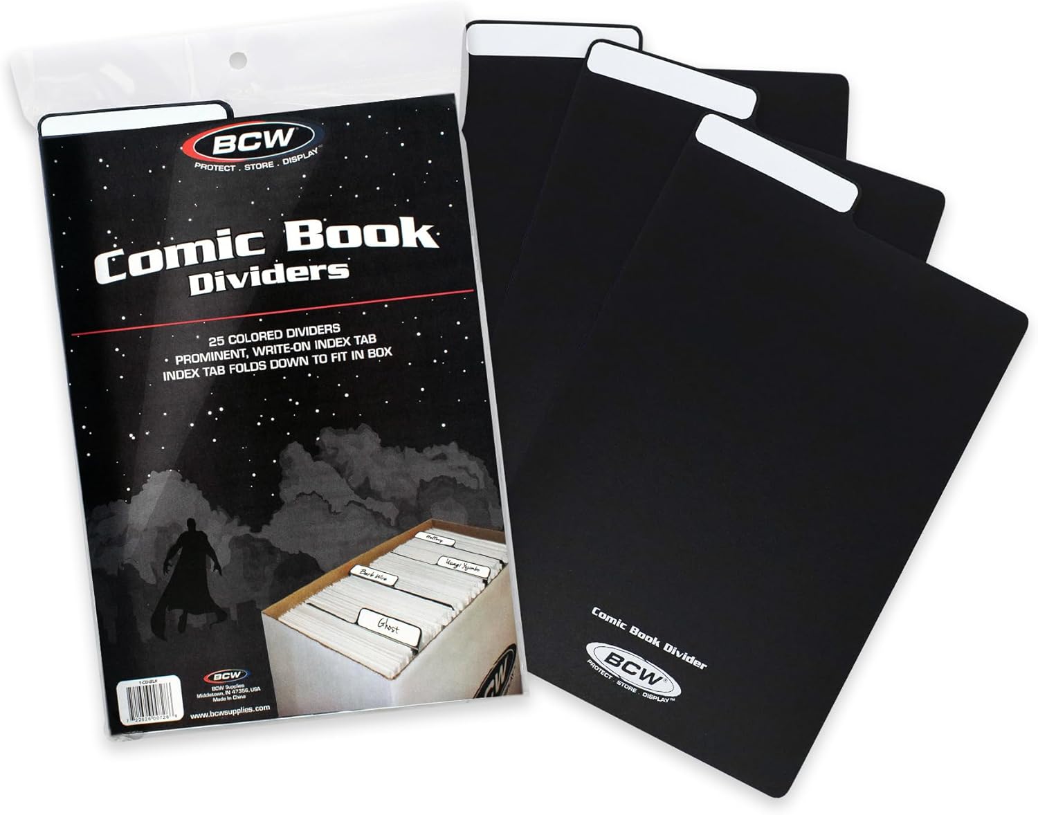 BCW Comic Supplies BCW Comic Dividers Plastic Dividers 722626903816 1-CD-INDEX