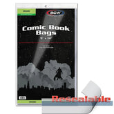 BCW Comic Supplies BCW: Resealable Bag for Graded Comics - 9 X 14 722626007989 1-BAG-GC1-R