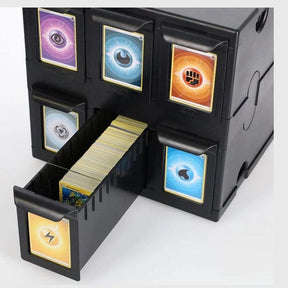 BCW Game Supplies > Box Inserts & Organizers 6 Drawer Card Catalog: Black 722626038860 BCDCCATBLK