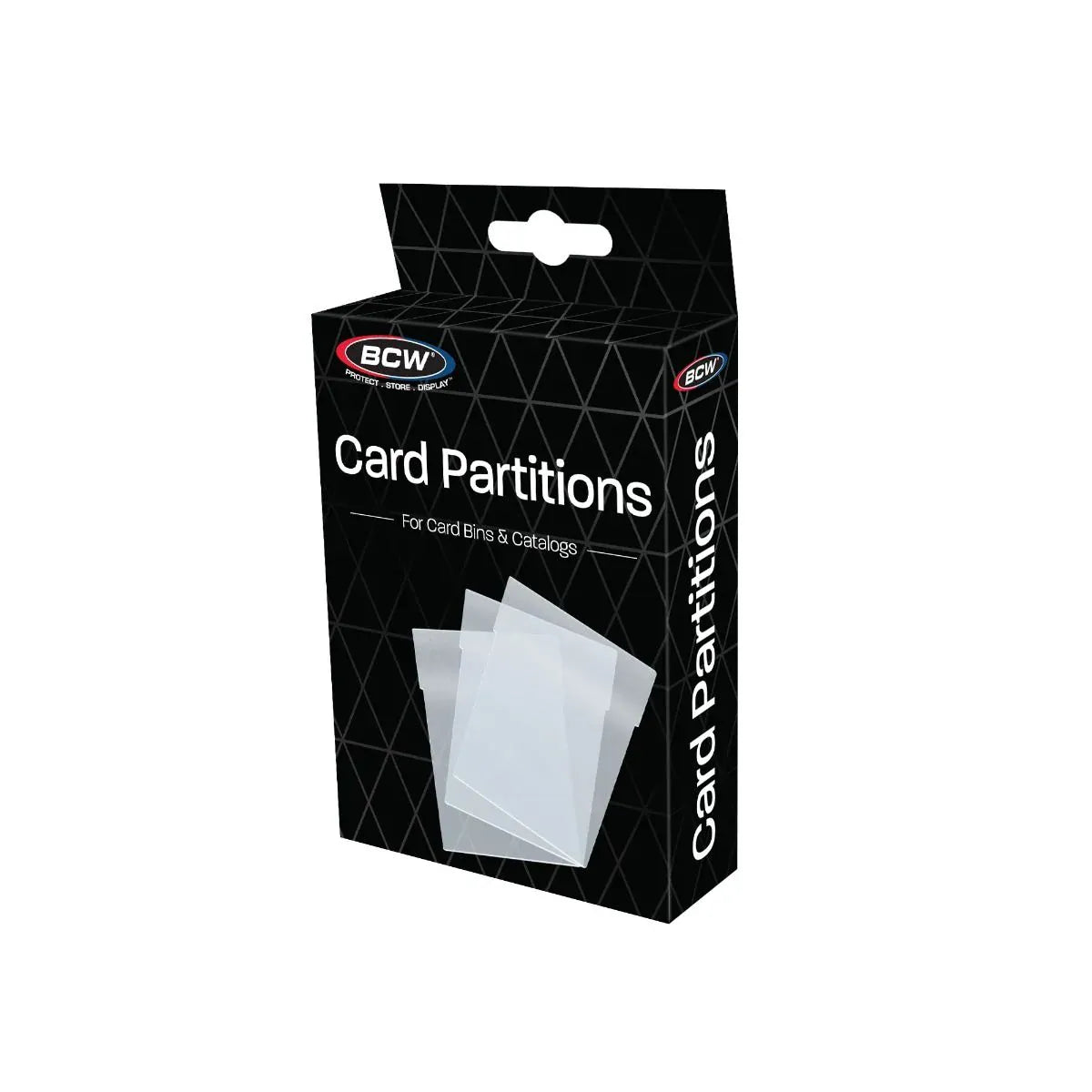 BCW Game Supplies > Box Inserts & Organizers BCW: Card Partitions - Translucent 722626034596 1-CCP-CLE