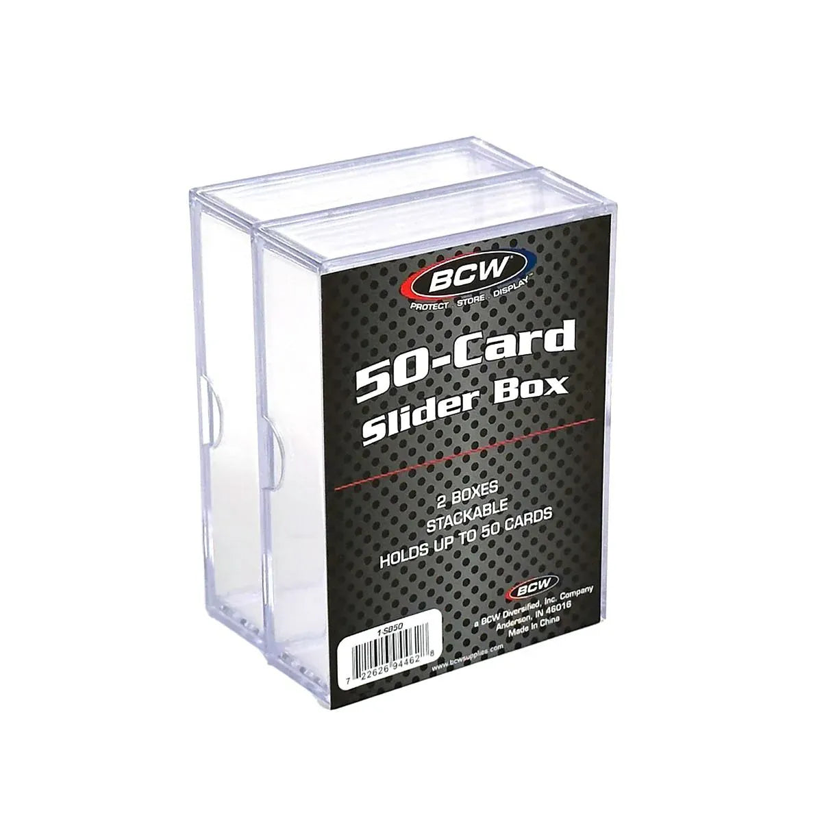 BCW Game Supplies > Card Boxes BCW: 2-Piece Slider Box - 50 Count 722626944628 1-SB50
