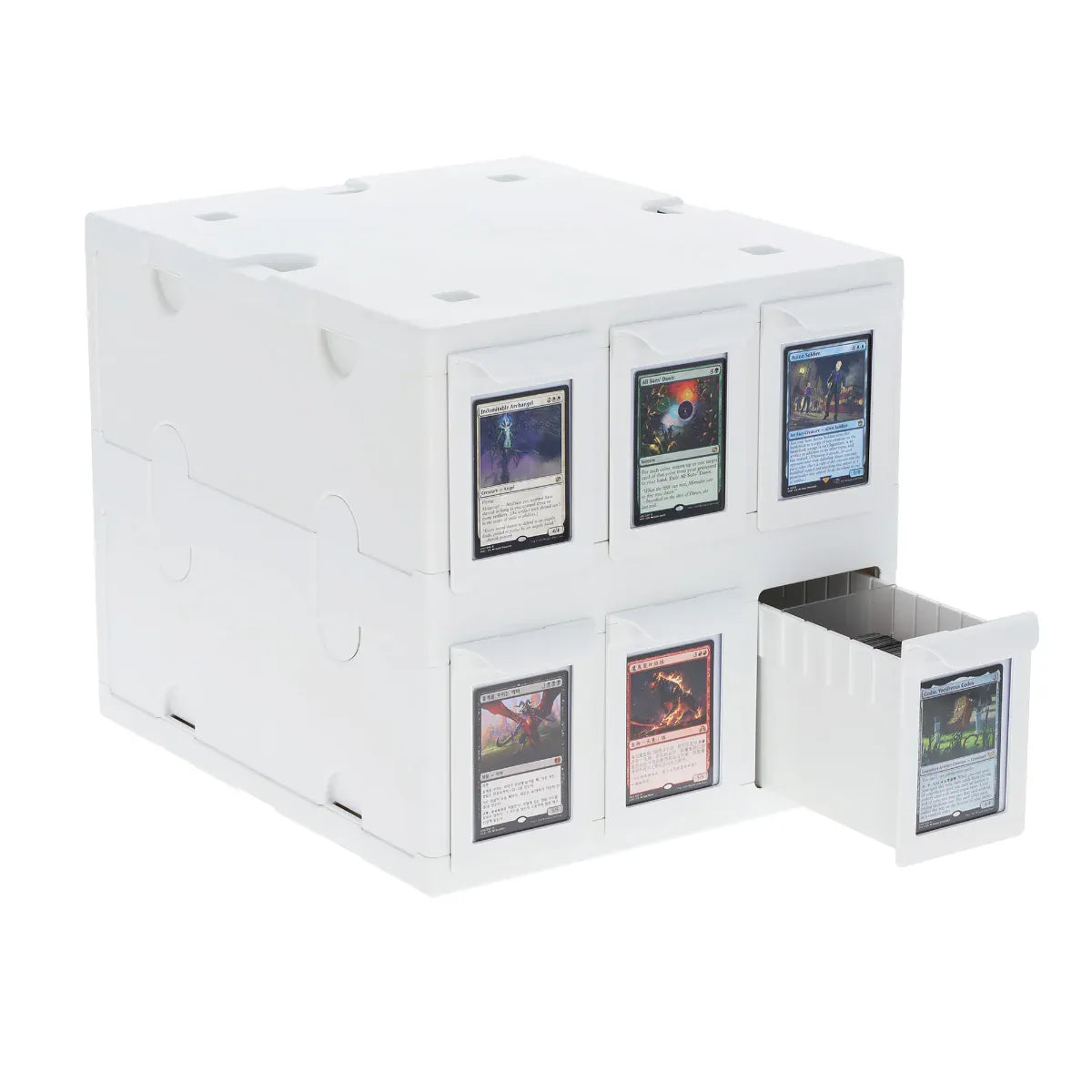 BCW Game Supplies > Card Boxes BCW: 6 Drawer Card Catalog - White 722626049064 1-CCAT-WHI
