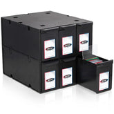 BCW Game Supplies > Card Boxes BCW: 6 Drawer Graded Card Catalog - Black 722626045257 1-CCAT-G-BLK