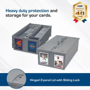 BCW Game Supplies > Card Boxes BCW: Collectible Card Bin 1600ct - Gray 722626015281 1-CCB-1600-GRY