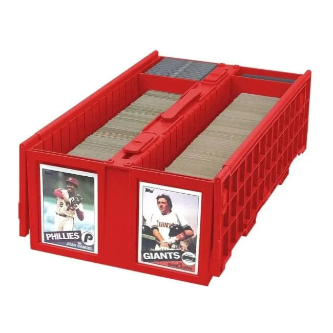 BCW Game Supplies > Card Boxes BCW: Collectible Card Bin 1600ct - Red 722626010620 1-CCB-1600-RED