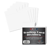 BCW Game Supplies > Card Boxes BCW: Trading Card Dividers - Horizontal 722626007965 1-TCD-H