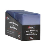 BCW Game Supplies > Card Sleeves BCW: 3x4 Card Sleeve and Toploader - Combo 100 Pack 722626037320 1-SSLVTLCH-100