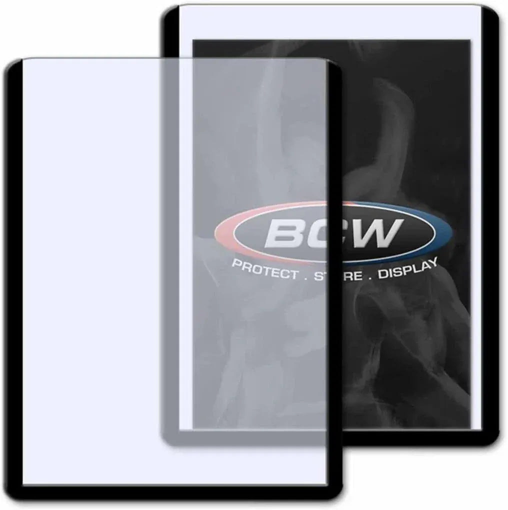 BCW Game Supplies > Card Sleeves BCW: 3x4 Topload Card Holder - Black Border 722626902406 1-TLCH-BK