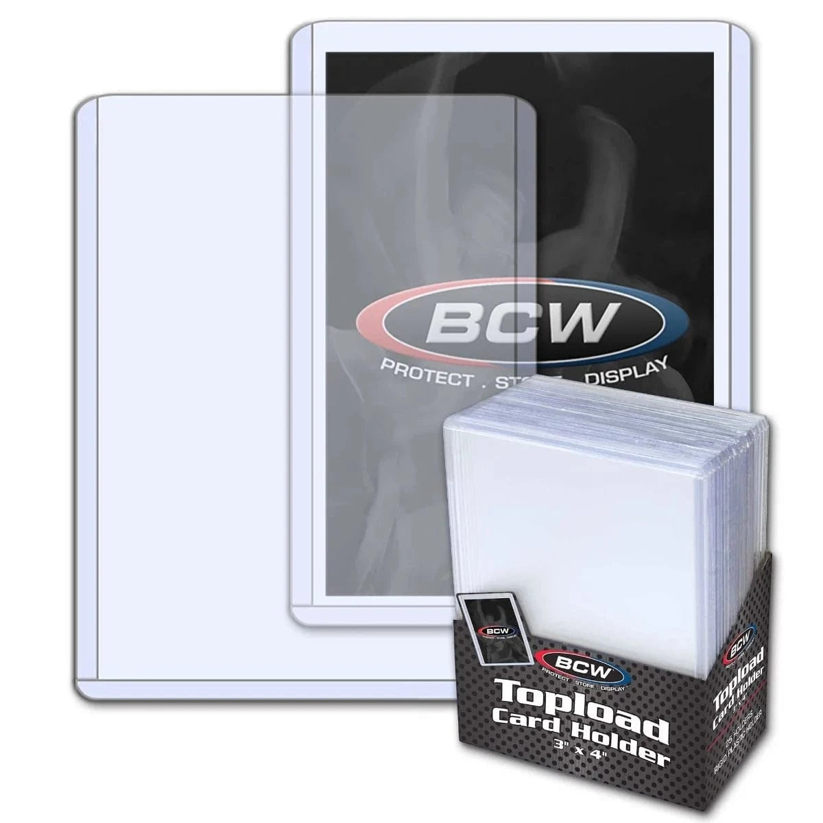 BCW Game Supplies > Card Sleeves BCW: 3x4 Topload Card Holder - Standard 722626902291 1-TLCH-N