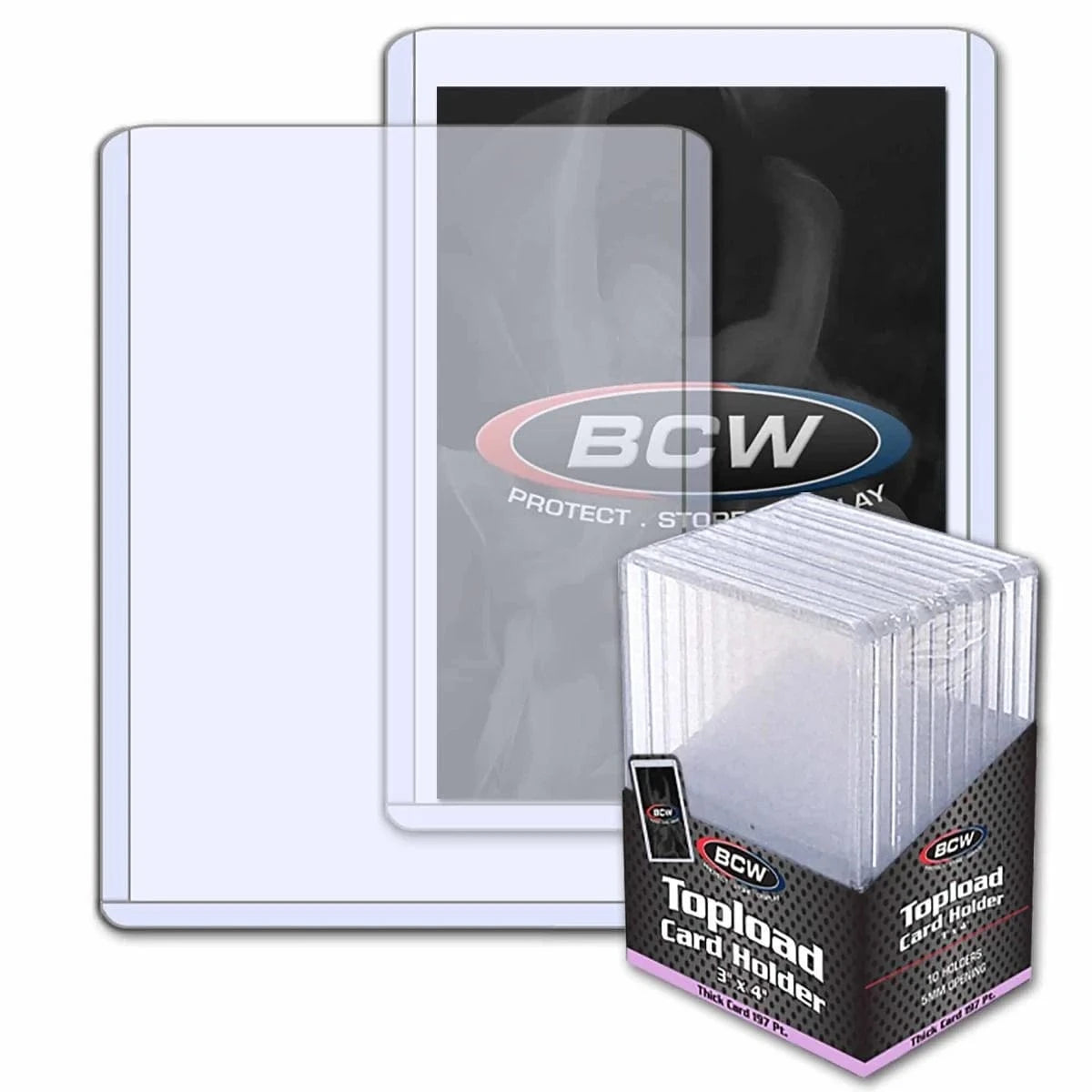 BCW Game Supplies > Card Sleeves BCW: Thick Card Topload Holder - 197 PT. 722626902338 1-TLCH-TH-5MM