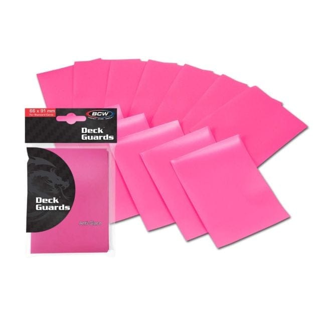 BCW Game Supplies > Card Sleeves DECK GUARD - MATTE PINK (50CT) 722626006555 BCW-722626006555
