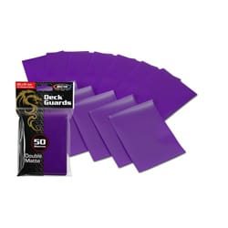 BCW Game Supplies > Card Sleeves DECK GUARD - MATTE PURPLE (50CT) 722626006517 BCWDGMPU