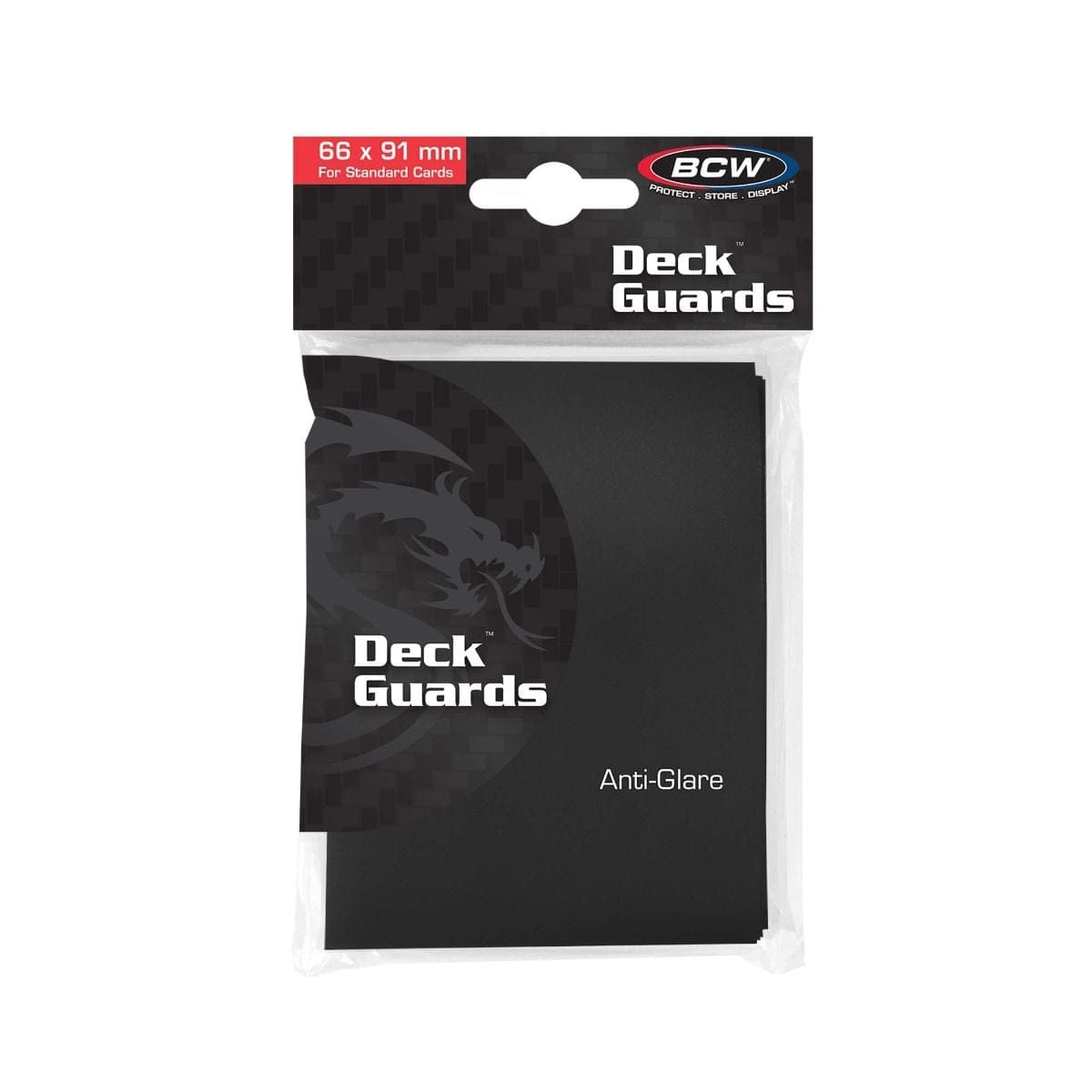 BCW Game Supplies > Card Sleeves Deck Protector: Deck Guard: Double Matte Black (50) 722626005244 BCW-722626005244