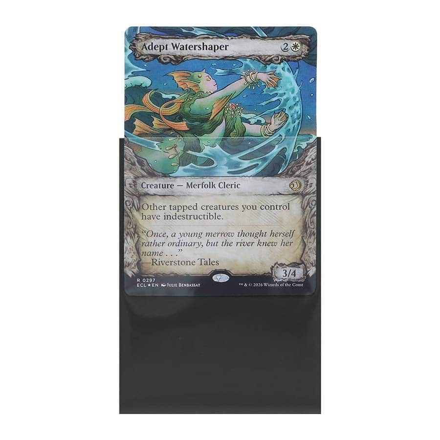BCW Game Supplies > Card Sleeves IRIDIAN MATTE SLEEVES: BLACK (100CT) 722626051043 BCWIMSBLK
