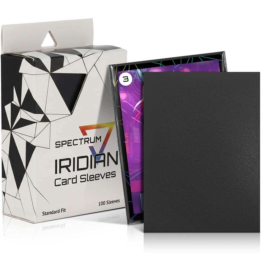 BCW Game Supplies > Card Sleeves IRIDIAN MATTE SLEEVES: BLACK (100CT) 722626051043 BCWIMSBLK