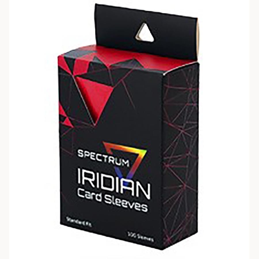 BCW Game Supplies > Card Sleeves IRIDIAN MATTE SLEEVES: RED (100CT) 722626051142 BCWIMSRED
