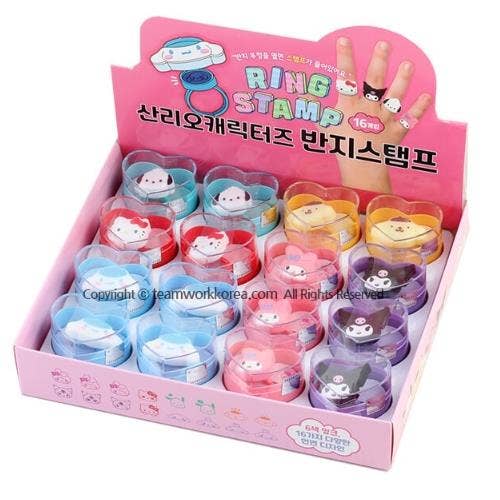 BCZShop Accessories SANRIO CHARACTERS STAMP RING 8809081510468 8809081510475