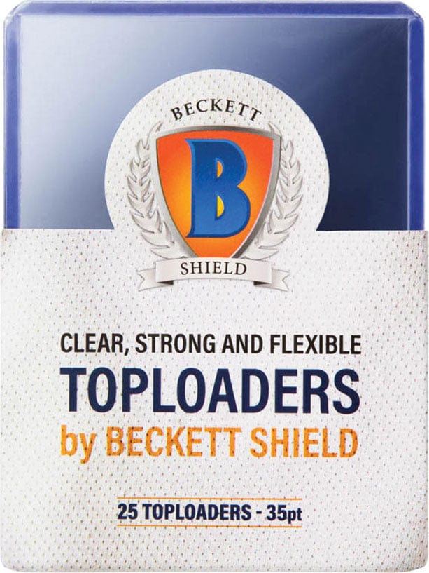 Beckett Shield Game Supplies > Card Sleeves Beckett Shield: Toploader 25ct - 35pt 5706569901516 ATM 90151