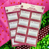 Bellflower Paper Stationery Movie Journal Log Sticker Sheet 35060220
