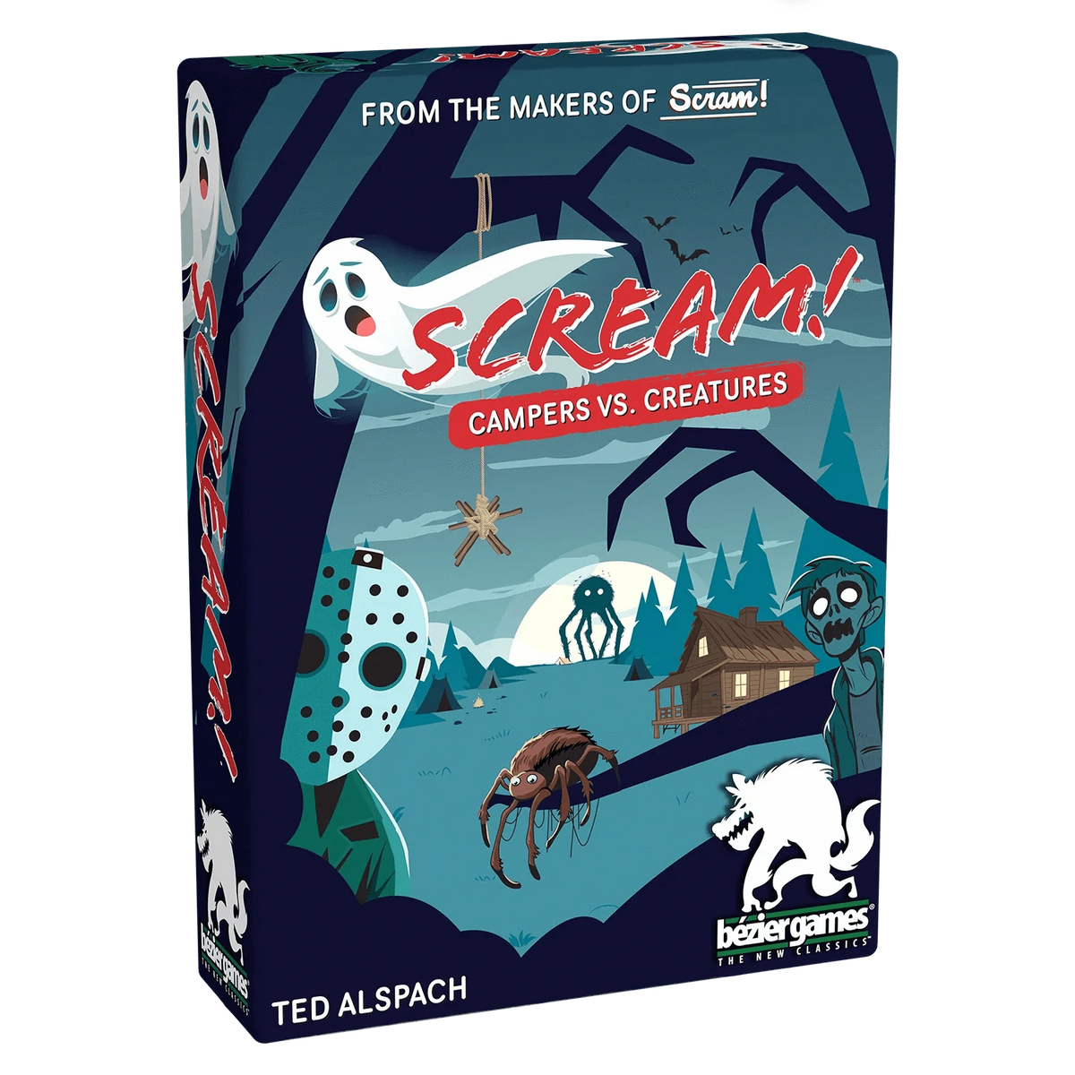 Bezier Games Board Games > Card Games Scream Campers Vs Creatures 810024460649