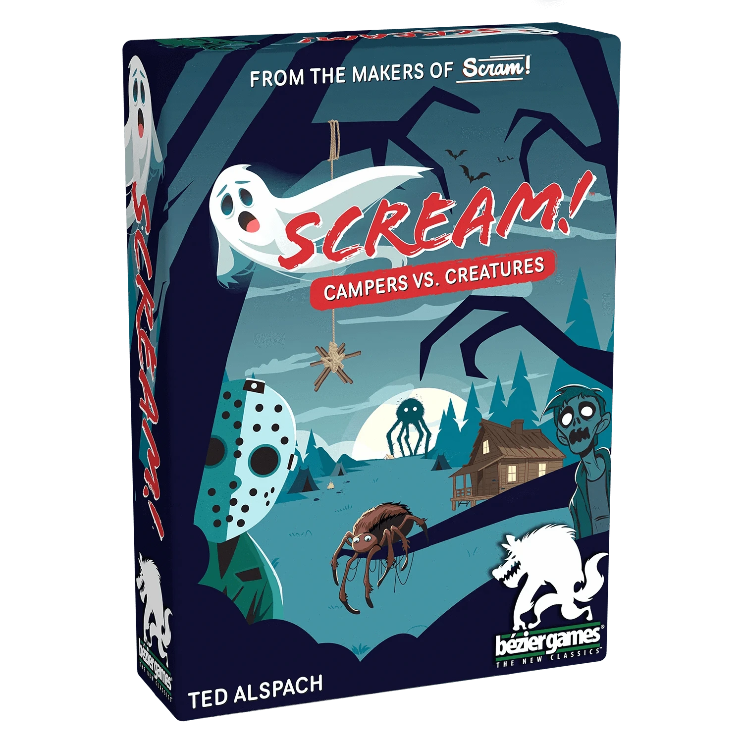 Bezier Games Board Games > Card Games Scream Campers Vs Creatures 810024460649