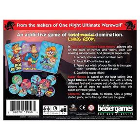 Bezier Games Board Games > Party Games One Night: Ultimate Super Heroes 810024460038 BEZ ONSH