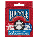 Bicycle Board Games > Accessories Poker Chips: 8 Gram Clay (50) 073854010938 JKR130011920