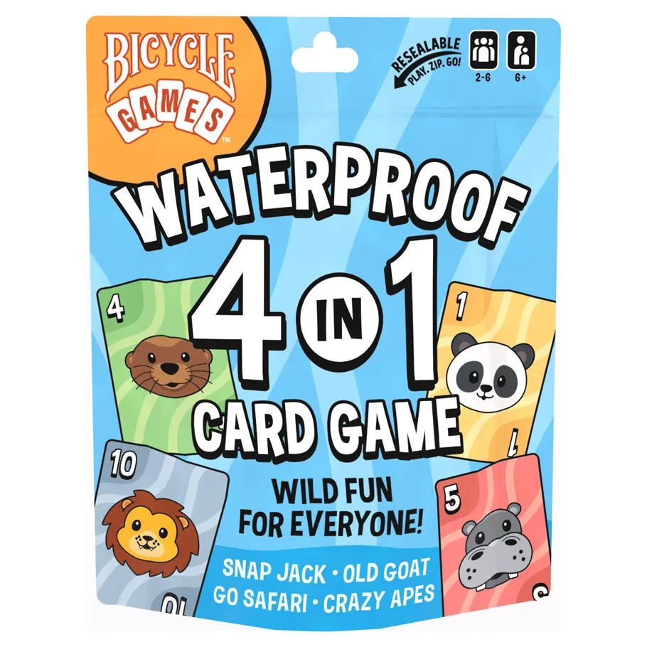 Bicycle Games > Playing Cards Bicycle: Waterproof 4 in 1 Card Games 073854100486 JKR130016541